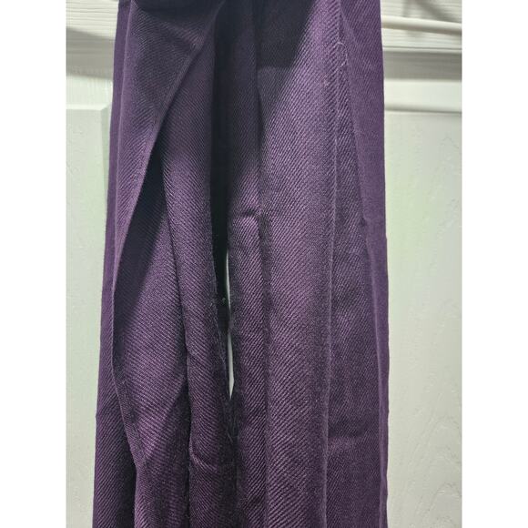 Beautiful Pashmina Silk Blend Purple Scarf Shawl Blend - Picture 4 of 12
